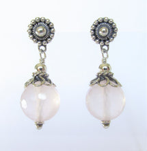 Load image into Gallery viewer, Rose Quartz & Balinese Silver Necklace
