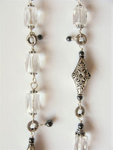 Load image into Gallery viewer, 37" Quartz & Thai Silver Necklace