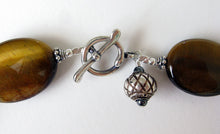 Load image into Gallery viewer, Tiger's-Eye Bheru Amulet Necklace