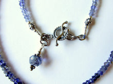 Load image into Gallery viewer, Iolite Seven-Mothers-and-a-Guardian Necklace