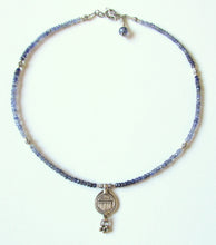 Load image into Gallery viewer, Iolite Seven-Mothers-and-a-Guardian Necklace