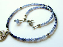 Load image into Gallery viewer, Iolite Seven-Mothers-and-a-Guardian Necklace