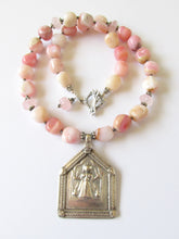 Load image into Gallery viewer, Pink Opal Goddess Necklace