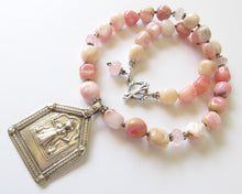 Load image into Gallery viewer, Pink Opal Goddess Necklace