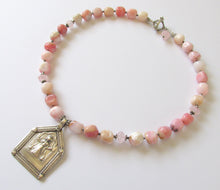 Load image into Gallery viewer, Pink Opal Goddess Necklace
