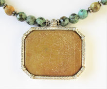 Load image into Gallery viewer, "Blessings" Necklace with African Turquoise