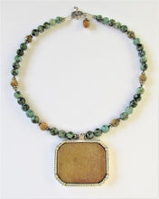 Load image into Gallery viewer, "Blessings" Necklace with African Turquoise