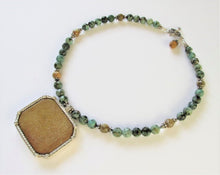 Load image into Gallery viewer, "Blessings" Necklace with African Turquoise