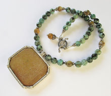Load image into Gallery viewer, "Blessings" Necklace with African Turquoise