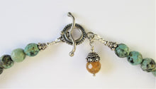 Load image into Gallery viewer, "Blessings" Necklace with African Turquoise