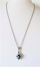 Load image into Gallery viewer, Black African Trade Bead Pendant