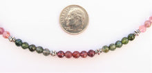 Load image into Gallery viewer, Faceted Tourmaline & Balinese Silver Necklace