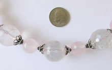 Load image into Gallery viewer, Rose Quartz & Balinese Silver Necklace