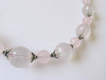 Load image into Gallery viewer, Rose Quartz & Balinese Silver Necklace