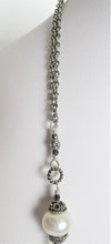 Load image into Gallery viewer, Nine Pearl & Balinese Silver Necklace