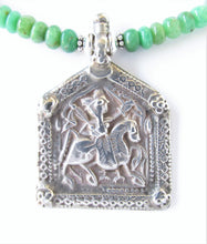 Load image into Gallery viewer, Chrysoprase Bhumiya Raj Hero Necklace