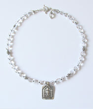 Load image into Gallery viewer, Quartz Goddess Lakshmi Amulet Necklace
