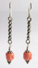 Load image into Gallery viewer, Natural Coral Durga Amulet Necklace