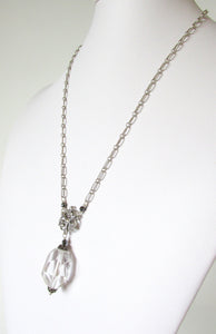 Rock Crystal Quartz Pendant