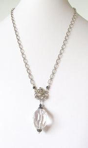 Rock Crystal Quartz Pendant