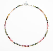 Load image into Gallery viewer, Faceted Tourmaline &amp; Balinese Silver Necklace

