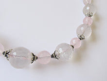 Load image into Gallery viewer, Rose Quartz &amp; Balinese Silver Necklace
